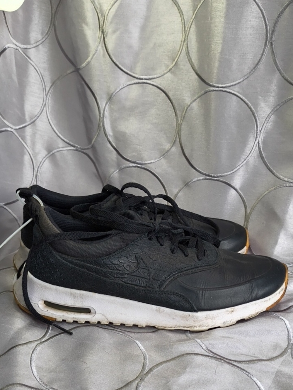 Nike Air Max Thea Premium (Black Leather with Gum Sole) 2017 AA